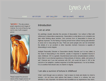 Tablet Screenshot of lynnsart.net